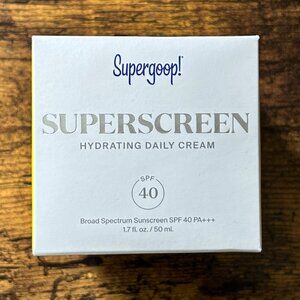 Supergoop! DailyScreen Hydrating Cream SPF 40 50mL NIB Broad Spectrum Face SPF